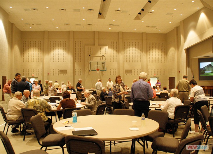 Breaking for lunch and fellowship