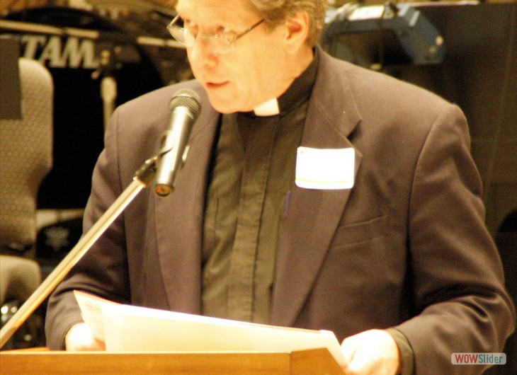 Pastor Paul Larson adds clarification to the process