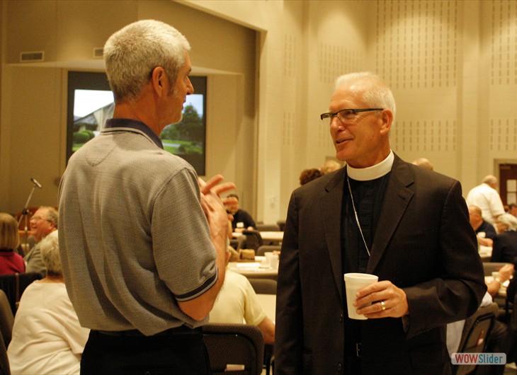 Talking with the bishop