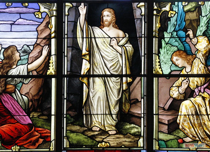 Beautiful windows welcomed us