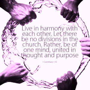 Unity: 1 Cor 1:10